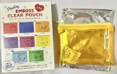 不二家 トレーディング エンボスクリアポーチ ドッグ