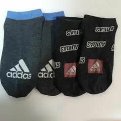 adidas　ショートソックス　２足セット