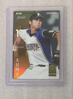 日本ハム時代大谷翔平選手2015年版オーナーズリーグ銀箔サイン入り