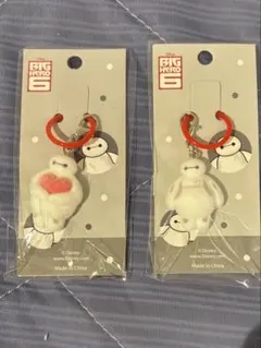 ディズニー　ベイマックス　フロッキー　ミニチャーム　2個　まとめ売り