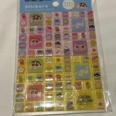 クレヨンしんちゃん　シール　タイルシール　キラキラ入り♡ シール帳