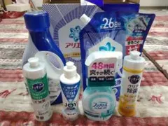 【値下げ】P&G アリエール 液体洗剤セット+花王洗剤2つ付きのサムネイル