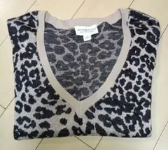 ラルフローレン DENM＆SUPPLY レオパード柄ニット XS