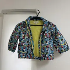 美品 ディズニー ミッキー 薄手 ウインドブレーカー 100cm