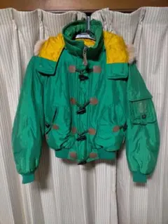 PHANIX ダウンジャケット グリーン フードファー