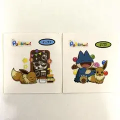 ポケモンパンシール　イーブイ　ゴンベイ