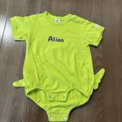 ベビードール リトルグリーンメン 半袖ロンパース フリーサイズ