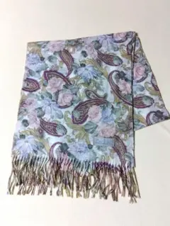 花柄ペイズリー マフラー