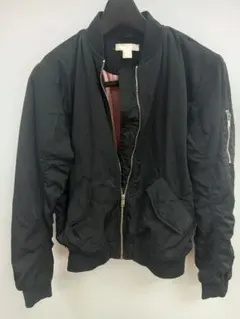 美品H&M黒 MA-1 ジャケット