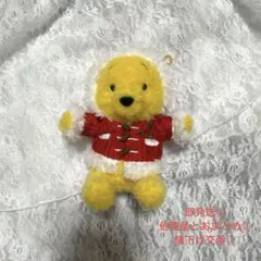 プーさん tdl ディズニークリスマス ぬいぐるみバッジ ぬいば