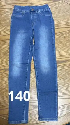 GU ストレッチデニムパンツ 140