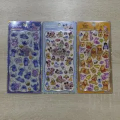 ディズニー スティッチ ミッキーフレンズ プーさん プチドロップシール