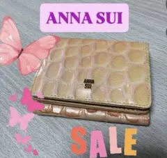ANNA SUI 三つ折り財布 エナメル調のサムネイル