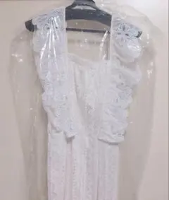 スナイデル レースロンパース　オールインワン　ホワイト