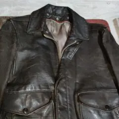 人気Schott184SMTALONZipレザーフライトジャケットダメでも対応有