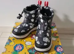 【ほぼ未使用】ポケットモンスタースノーブーツ　17センチ　ブラック　箱付き