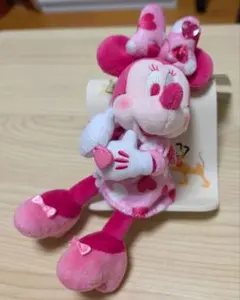 ミニー　パルパルーザ　ぬいぐるみチャーム　ピンク