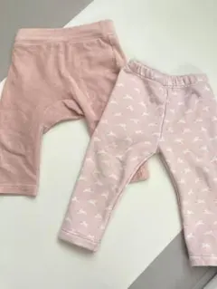 最終お値下げ【まとめ売り】2点セット　ベビーパンツ UNIQLO 80cm