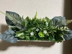 フェイクグリーン30cm×10cm木製フレームのサムネイル