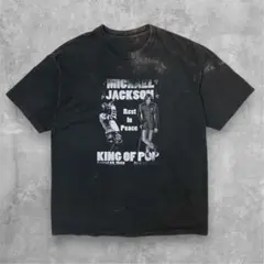 激レア マイケルジャクソン Tシャツ ブラック Mサイズ キングオブ 