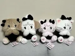 mikko characters BLACK RIBBON BIG ぬいぐるみ