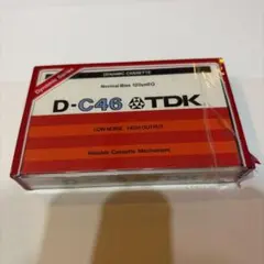 新品 未使用 未開封 TDK D-C46 カセットテープ
