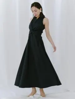 【新品未使用】anuans ツイストギャザーワンピース　XS