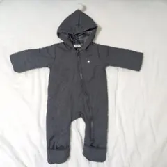 【良品】POLO Baby ポロベビー ジャンプスーツ 80 グレー