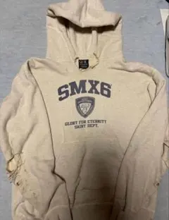 SAINT Mxxxxxx フーディ ダメージ加工 ENHYPEN ニキ着用 正規品 セントマイケル パーカー ダメージ加工 ENHYPEN ニキ着用