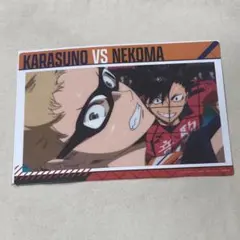 ハイキュー　クリアビジュアルポスター　月島　黒尾