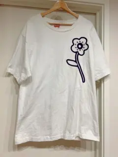 KENZO ケンゾー フロントフラワー刺繍　ホワイトTシャツ