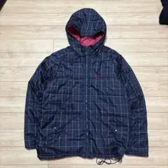 00s check down jacket y2k TEC