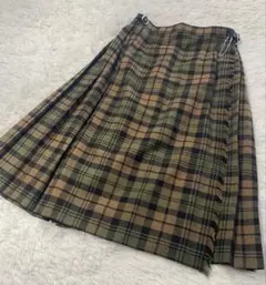 O'NEIL OF DUBLIN ラップ　スカート　チェック　サイズ38 ピン