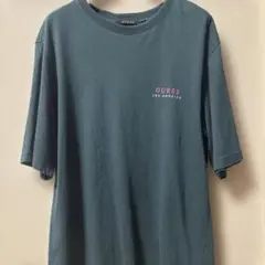 GUESS Los Angeles濃いグリーン Lサイズ 古着