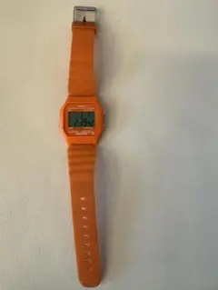 TIMEX デジタル腕時計 オレンジ