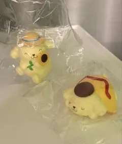 ポムポムプリン　ガチャガチャ　(未使用) ２個セット