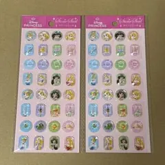 ディズニー プリンセス ストーンシール セリア