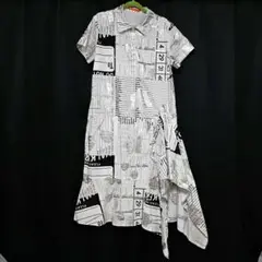 mint designs　シャツワンピース mintdesigns / POTTERY SHIRT DRESS | ミントデザインズ | BLUE