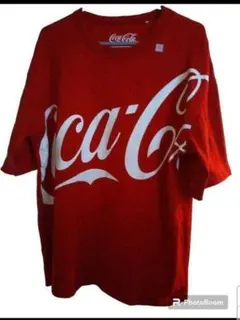 コカコーラ Tシャツ XLサイズ レッド赤 ファッション雑貨 コーラ