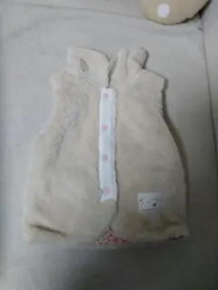 再値下げ！リバーシブルベスト　花柄側の写真追加