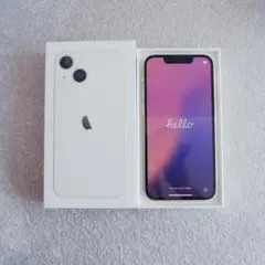iPhone 13mini 128GB 本体 スターライト バッテリー83%