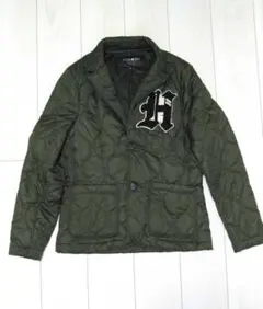 美品 ハイドロゲン テニス ナイロンパーカー ジャケット イタリア製 Ｌブラック ナイロンジャケット 切替ライン シャカシャカナイロンブルゾン