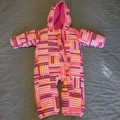 【美品】Columbia ジャンプスーツ スキーウェア ダウン ピンク