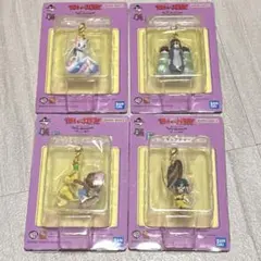 トムとジェリー　一番くじ　F賞　フィギュアチャーム　4種　セミコンプ