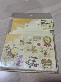 くまのプーさん、ディズニー、ミニレターセット