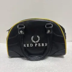 FRED PERRY ハンドバッグ ブラック/イエロー
