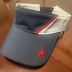 LE COQ SPORTIF バイザー ネイビー/ホワイト