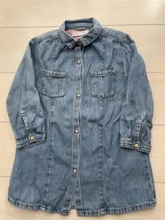 zara baby ザラベイビーデニムシャツワンピース3-4才　104センチ