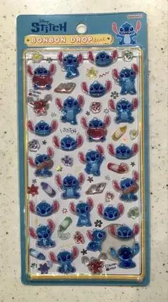 【正規品】スティッチ ボンボンドロップシール　スティッチ　らくがき