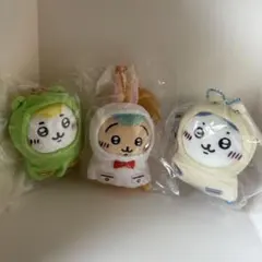 ちいかわ　雨の日ぷちミニマスコット　3点　ちいかわ　ハチワレ　うさぎ　新品未開封